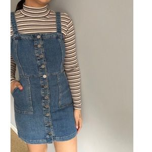 GARAGE denim button up dress